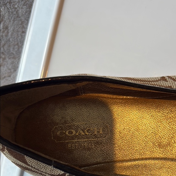 Coach Signature Jacquard Print Women's  Ballet Flats SZ: 9 - Picture 3 of 7